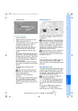 Preview for 207 page of BMW 2009 M3 Owner'S Manual