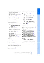 Предварительный просмотр 17 страницы BMW 2009 M5 Owner'S Manual