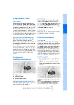 Предварительный просмотр 97 страницы BMW 2009 M5 Owner'S Manual