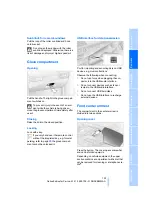 Предварительный просмотр 109 страницы BMW 2009 M5 Owner'S Manual