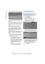 Предварительный просмотр 198 страницы BMW 2009 M5 Owner'S Manual