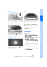 Preview for 35 page of BMW 2009 Z4 Owner'S Manual