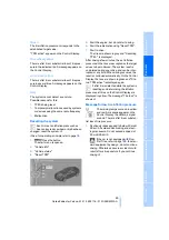 Preview for 85 page of BMW 2009 Z4 Owner'S Manual