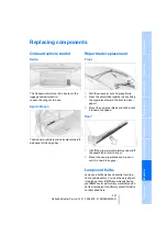 Предварительный просмотр 223 страницы BMW 2010 528 Owner'S Manual