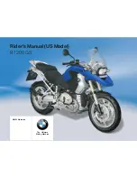 Preview for 1 page of BMW 2012 R 1200 GS Rider'S Manual