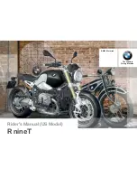 Preview for 1 page of BMW 2013 R nineT Rider'S Manual