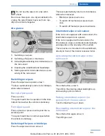 Предварительный просмотр 63 страницы BMW 2013 X1 Owner'S Manual