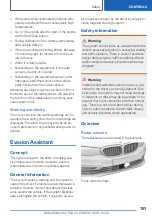 Предварительный просмотр 181 страницы BMW 5 series sedan Owner'S Manual