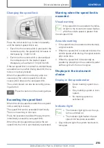 Предварительный просмотр 215 страницы BMW 5 series sedan Owner'S Manual