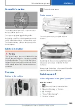 Предварительный просмотр 265 страницы BMW 5 series sedan Owner'S Manual