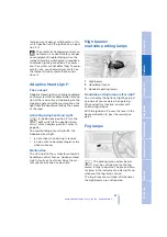 Предварительный просмотр 89 страницы BMW 525I SEDAN Owner'S Manual