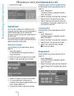 Предварительный просмотр 73 страницы BMW 530I SEDAN Owner'S Manual