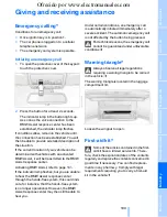 Предварительный просмотр 190 страницы BMW 530I SEDAN Owner'S Manual