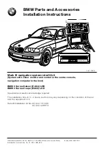 BMW 65 90 0 028 873 Installation Instructions Manual preview