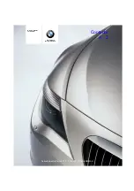 Предварительный просмотр 1 страницы BMW 650i Convertible Owner'S Manual