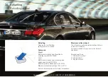 Предварительный просмотр 34 страницы BMW 7 2009 Series Quick Reference