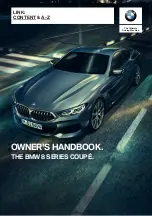 Предварительный просмотр 1 страницы BMW 8 Coupe Series Owner'S Handbook Manual