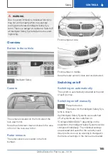 Предварительный просмотр 185 страницы BMW 8 Coupe Series Owner'S Handbook Manual