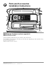 BMW 84 63 0 144 415 Parts And Accessories Installation Instructions предпросмотр