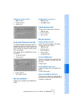 Предварительный просмотр 179 страницы BMW E87 2009 Owner'S Handbook Manual