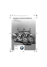 Предварительный просмотр 83 страницы BMW F 650 GS Manual