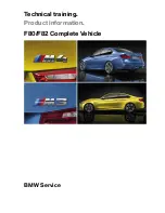 Preview for 1 page of BMW F80 M3 Technical Training Manual