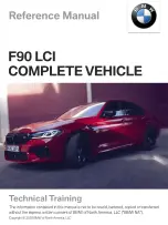 Предварительный просмотр 1 страницы BMW F90 LCI Reference Manual