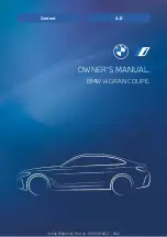 Предварительный просмотр 1 страницы BMW i4 GRAN COUPE 2022 Owner'S Manual