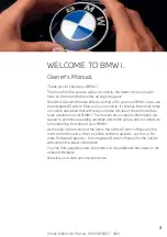 Предварительный просмотр 3 страницы BMW i4 GRAN COUPE 2022 Owner'S Manual