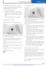 Предварительный просмотр 203 страницы BMW i4 GRAN COUPE 2022 Owner'S Manual