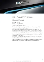 Предварительный просмотр 3 страницы BMW i8 COUPE Owner'S Manual