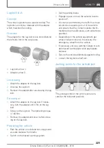 Предварительный просмотр 221 страницы BMW i8 COUPE Owner'S Manual