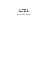 BMW Intravee II User Manual предпросмотр