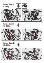 Предварительный просмотр 4 страницы BMW Junior Seat I-II Operating Instructions Manual