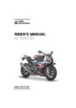 BMW M 1000 RR 2021 Rider'S Manual preview