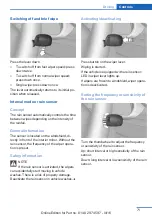 Предварительный просмотр 71 страницы BMW M3 SEDAN 2017 Owner'S Manual