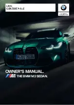 BMW M3 SEDAN Owner'S Manual preview
