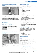 Предварительный просмотр 85 страницы BMW M6 convertible 2012 Owner'S Manual