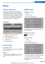 Предварительный просмотр 175 страницы BMW M6 convertible 2012 Owner'S Manual