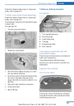 Предварительный просмотр 259 страницы BMW M6 convertible 2012 Owner'S Manual