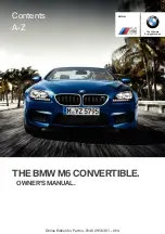 BMW M6 Convertible Owner'S Manual предпросмотр