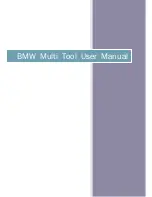 BMW Multi Tool User Manual предпросмотр