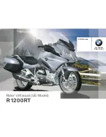 Preview for 1 page of BMW R 1200RT Rider'S Manual