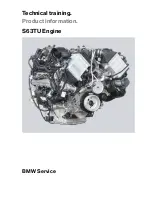 Предварительный просмотр 1 страницы BMW S63TU Product Information