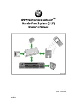 Предварительный просмотр 1 страницы BMW S84 03 U86 Owner'S Manual