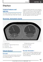 Предварительный просмотр 127 страницы BMW X1 - PRODUCT CATALOGUE Owner'S Manual