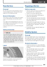 Предварительный просмотр 251 страницы BMW X1 - PRODUCT CATALOGUE Owner'S Manual