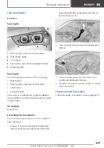 Предварительный просмотр 277 страницы BMW X1 - PRODUCT CATALOGUE Owner'S Manual