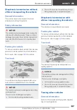 Предварительный просмотр 287 страницы BMW X1 - PRODUCT CATALOGUE Owner'S Manual