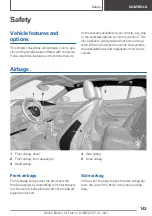 Предварительный просмотр 143 страницы BMW X2 2021 Owner'S Manual